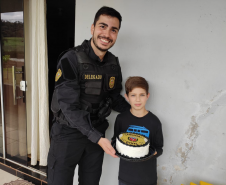 PCPR participa de aniversario de menino em Francisco Beltrão
