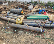 PCPR prende em flagrante suspeito de receptação de mais de 16 toneladas de ferro 