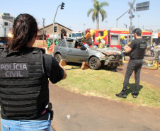 PCPR participa de simulação de acidente em Arapongas