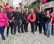 PCPR participa da abertura da campanha do Outubro Rosa