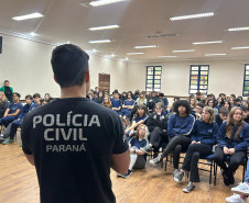 PCPR ministra palestras para mais de 4,7 mil pessoas no mês de outubro em todo Paraná    