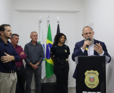 PCPR realiza reparos na estrutura da delegacia em Mallet