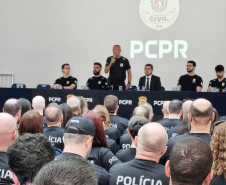 PCPR realiza reunião de abertura com policiais civis que atuarão na Operação Verão 