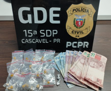 PCPR prende homem por trático de drogas durante ação deflagrada em Cascavel