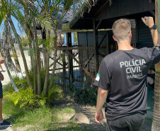 PCPR faz reconstituição de homicídio tentado em Pontal do Paraná