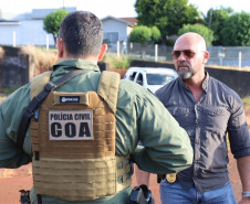 Forças de segurança prendem 36 integrantes de organização criminosa em megaoperação em Quedas do Iguaçu