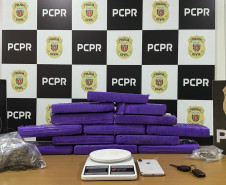 PCPR apreende mais de dez quilos de maconha e prende homem em flagrante