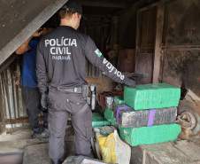 PCPR, PMPR  e Guarda Municipal incineram quatro toneladas de drogas em Irati 