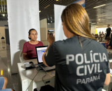 PCPR na Comunidade leva serviços de polícia judiciária para população de Curitiba, Paranaguá e Palmas