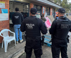 Com 104 agentes e muita tecnologia, forças de segurança do PR seguem apoiando o RS
