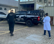 Com 104 agentes e muita tecnologia, forças de segurança do PR seguem apoiando o RS