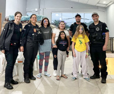 Com 104 agentes e muita tecnologia, forças de segurança do PR seguem apoiando o RS