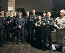 Com 104 agentes e muita tecnologia, forças de segurança do PR seguem apoiando o RS