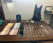 PCPR prende três pessoas em flagrante por tráfico de drogas em Santa Mariana