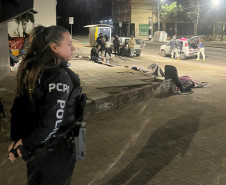 Com 104 agentes e muita tecnologia, forças de segurança do PR seguem apoiando o RS