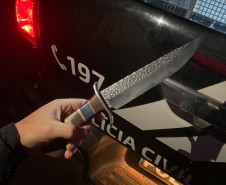 PCPR prende homem por tentativa de homicídio ocorrida em bar na zona rural de Castro