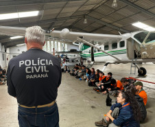 PCPR na Comunidade ministra aula de Vant e aeromodelismo para escoteiros