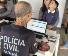 PCPR na Comunidade leva serviços de polícia judiciária e exposições para mais de 1,2 mil pessoas em Tijucas do Sul e Uraí