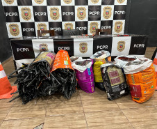 PCPR realiza operação contra organização criminosa especializada em furto de cabos telefônicos