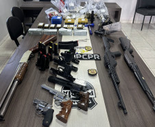PCPR apreende nove armas de fogo e prende homem em Ubiratã