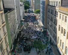 PCPR participa de Caminhada do Meio-Dia contra o feminicídio 
