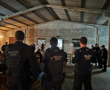 PCPR deflagra operação contra tráfico de drogas e comércio ilegal de armas em Teixeira Soares