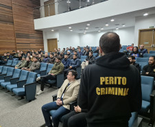 PCPR participa de curso de computação forense e perícias audiovisuais em Curitiba