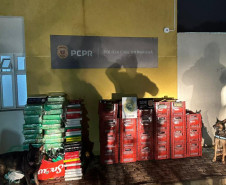 PCPR e PMPR apreendem 1,1 tonelada de maconha durante operação em Cascavel