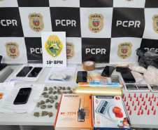 PCPR e PMPR prendem dois homens por tráfico de drogas e apreendem entorpecentes em São Sebastião da Amoreira
