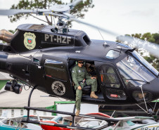 PCPR comemora oito anos do Grupamento de Operações Aéreas