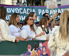 PCPR participa de Caminhada do Meio- Dia contra o feminicídio 