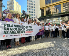 PCPR participa de Caminhada do Meio- Dia contra o feminicídio 