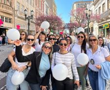 PCPR participa de Caminhada do Meio- Dia contra o feminicídio 
