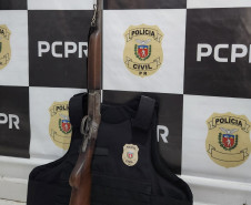 PCPR prende homem em flagrante por posse irregular de arma de fogo em Bocaiúva do Sul