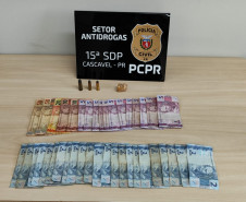 PCPR prende mulher por tráfico de drogas e posse ilegal de munição em Cascavel 