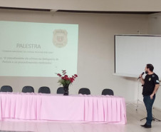 PCPR participa do evento da Semana Nacional da Justiça pela Paz em Casa em Cidade Gaúcha