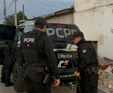PCPR prende quatro integrantes de organização criminosa envolvida em roubos de cargas na RMC e no Litoral