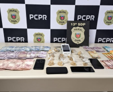 PCPR e GCM prendem dois homens durante operação contra o tráfico de drogas em Ponta Grossa