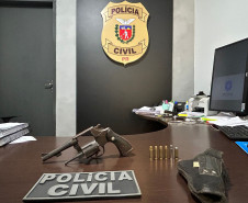 PCPR prende homem em flagrante por posse ilegal de arma de fogo em Congonhinhas