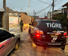 PCPR prende dez pessoas durante operação contra o tráfico de drogas em três estados 