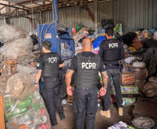 PCPR participa de operação contra crimes de furto, roubo e receptação de fios de cobre