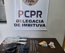 PCPR prende homem em flagrante por tráfico de drogas em Imbituva