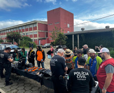 PCPR na Comunidade leva serviços de polícia judiciária e orientações para mais de 5,9 mil pessoas em Jaguariaíva e Colombo
