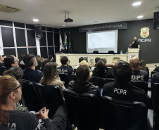 PCPR promove curso de padronização para policiais civis que atuarão no Verão Maior Paraná