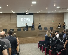 PCPR homenageia servidores com medalhas de serviço policial no centro-sul do Estado