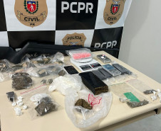 PCPR prende cinco pessoas durante operação contra o tráfico de drogas em Cornélio Procópio