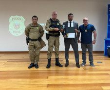 PCPR ministra palestra sobre crimes de trânsito para PMPR em Curitiba