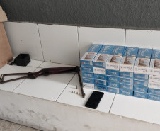 PCPR prende homem por posse irregular de arma de fogo e munições em Antonina