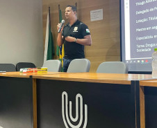 PCPR promove palestra sobre a prevenção à violência e ao tráfico de drogas em Curitiba