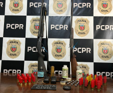 PCPR prende homem por porte ilegal de arma de fogo em Congonhinhas